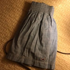Hollister Chambray skirt with liner and Pockets!!